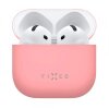 Husa Fixed Silky pentru Apple AirPods 4, Roz