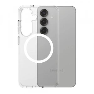 Husa pentru Samsung Galaxy S25 S931, PanzerGlass, Care Urban Combat, Transparenta Alba