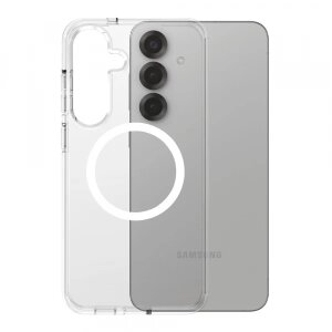 Husa pentru Samsung Galaxy S25+ S936, PanzerGlass, Care Urban Combat, Transparenta Alba