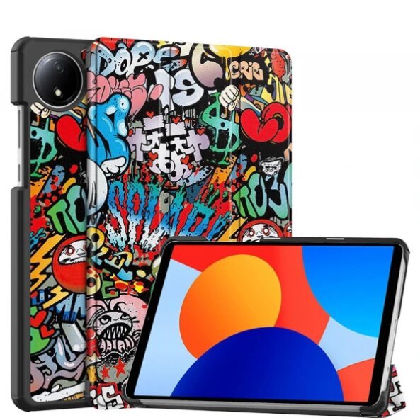 Husa pentru Xiaomi Redmi Pad SE 8.7, Techsuit, FoldPro Urban Vibe, Multicolor