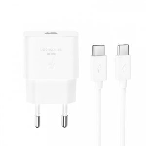 Incarcator Retea Cu Cablu USB-C XO Design L167, 25W, 3A, 1 x USB-C, Alb 