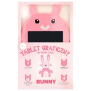 Tableta pentru Desenat / Scris Setty Bunny, 9inch, Roz 