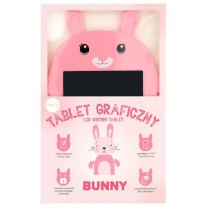 Tableta pentru Desenat / Scris Setty Bunny, 9inch, Roz 