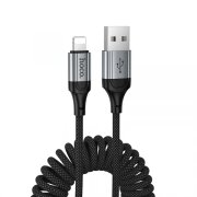 Cablu Date si Incarcare USB-A - Lightning HOCO X121, 27W, 1.5m, Negru 