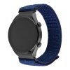 Curea Fixed Nylon Sporty pentru Samsung Galaxy Watch / Huawei Watch Series, 20mm, Albastra Inchis