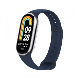 Curea Fixed Silicone pentru Xiaomi Smart Band 9 / 8, Albastra