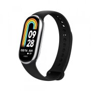 Curea Fixed Silicone pentru Xiaomi Smart Band 9 / 8, Neagra