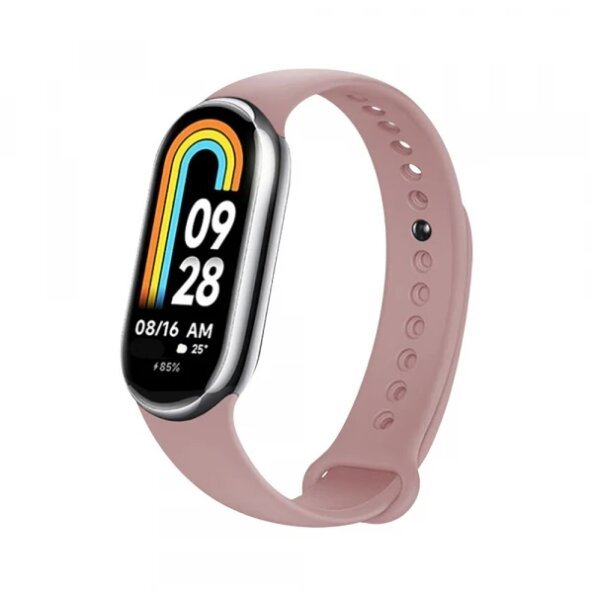 Curea Fixed Silicone pentru Xiaomi Smart Band 9 / 8, Roz