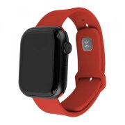 Curea Fixed Silicone Sporty pentru Apple Watch 49mm / 46mm / 45mm / 44mm / 42mm Series, Rosie