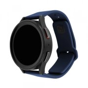Curea Fixed Silicone Sporty pentru Huawei Watch / Xiaomi Watch Series, 22mm, Albastra
