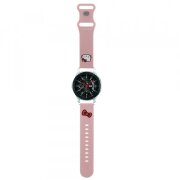 Curea Hello Kitty Silicone Kitty Head pentru Samsung Galaxy Watch / Huawei Watch 46mm / 45mm / 41mm Series, Roz