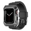 Curea Lito RuggedArmor pentru Apple Watch 44mm Series, Gri