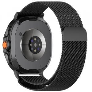 Curea Techsuit W009 pentru Samsung Galaxy Watch 8 Classic / Watch8 44mm / Watch 8 40mm, Neagra