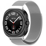 Curea Techsuit W009 pentru Samsung Galaxy Watch Ultra, Argintie