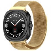 Curea Techsuit W009 pentru Samsung Galaxy Watch Ultra, Aurie