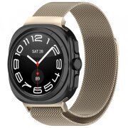 Curea Techsuit W009 pentru Samsung Galaxy Watch Ultra, Bej