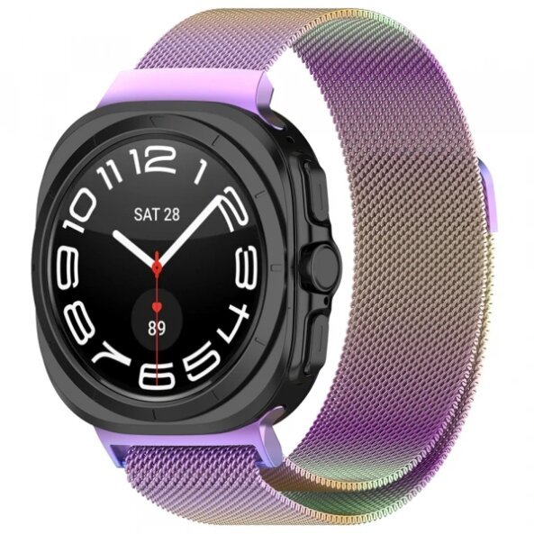 Curea Techsuit W009 pentru Samsung Galaxy Watch Ultra, Mov