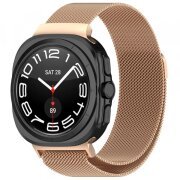 Curea Techsuit W009 pentru Samsung Galaxy Watch Ultra, Roz Aurie