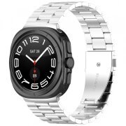Curea Techsuit W010 pentru Samsung Galaxy Watch Ultra, Argintie
