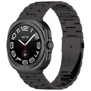 Curea Techsuit W010 pentru Samsung Galaxy Watch Ultra, Neagra