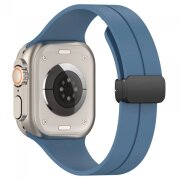 Curea Techsuit W011 pentru Apple Watch 42mm / 41mm / 40mm / 38mm Series, Albastra