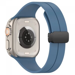 Curea Techsuit W011 pentru Apple Watch 42mm / 41mm / 40mm / 38mm Series, Albastra