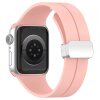 Curea Techsuit W011 pentru Apple Watch 49mm / 46mm / 45mm / 44mm / 42mm Series, Roz