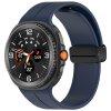 Curea Techsuit W011 pentru Samsung Galaxy Watch 8 Classic / Watch8 44mm / Watch 8 40mm, Bleumarin