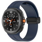 Curea Techsuit W011 pentru Samsung Galaxy Watch 8 Classic / Watch8 44mm / Watch 8 40mm, Bleumarin