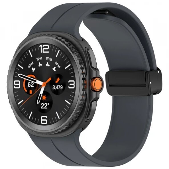 Curea Techsuit W011 pentru Samsung Galaxy Watch 8 Classic / Watch8 44mm / Watch 8 40mm, Gri