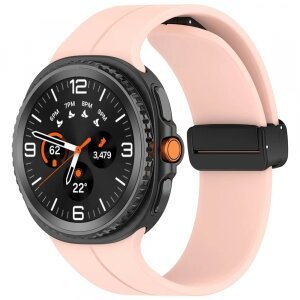 Curea Techsuit W011 pentru Samsung Galaxy Watch 8 Classic / Watch8 44mm / Watch 8 40mm, Roz
