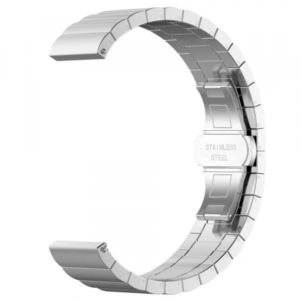 Curea Techsuit W012 pentru Samsung Galaxy Watch / Huawei Watch Series, 20mm, Argintie