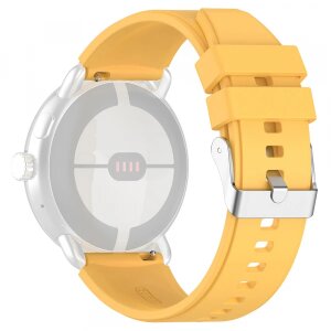 Curea Techsuit W026 pentru Huawei Watch / Xiaomi Watch Series, 22mm, Galbena