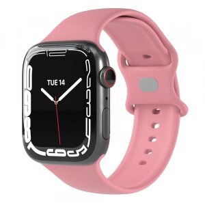 Curea Techsuit W031 pentru Apple Watch 42mm / 41mm / 40mm / 38mm Series, Roz