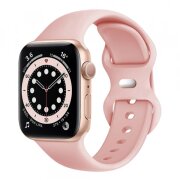 Curea Techsuit W031 pentru Apple Watch 49mm / 46mm / 45mm / 44mm / 42mm Series, Roz Deschis