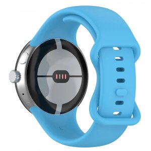 Curea Techsuit W031 pentru Google Pixel Watch 3 41mm / Watch 2 / Watch, Bleu