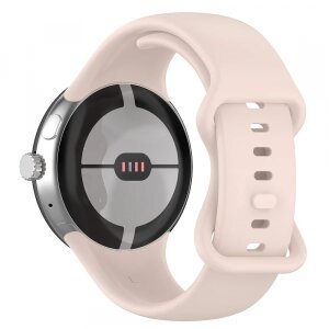 Curea Techsuit W031 pentru Google Pixel Watch 3 41mm / Watch 2 / Watch, Roz Deschis