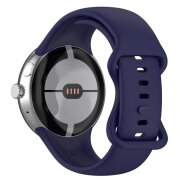 Curea Techsuit W031 pentru Google Pixel Watch 3 45mm, Bleumarin