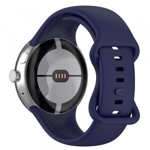 Curea Techsuit W031 pentru Google Pixel Watch 3 45mm, Bleumarin