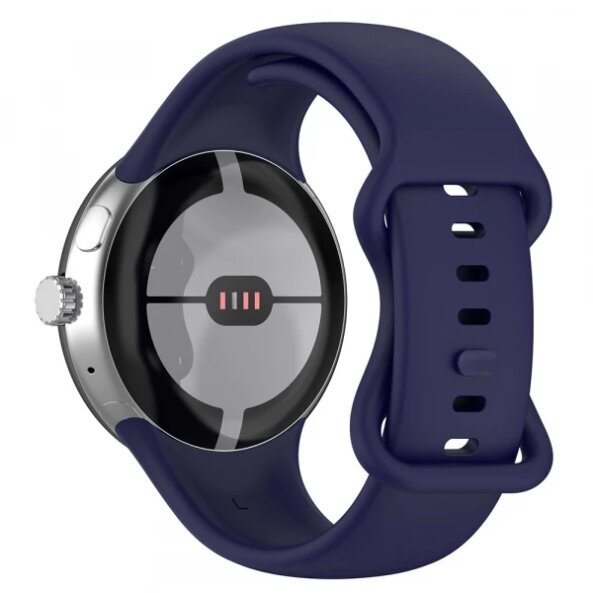 Curea Techsuit W031 pentru Google Pixel Watch 3 45mm, Bleumarin