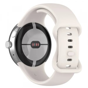 Curea Techsuit W031 pentru Google Pixel Watch 3 45mm, Crem