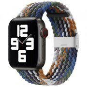 Curea Techsuit W032 pentru Apple Watch 42mm / 41mm / 40mm / 38mm Series, Verde Multicolor