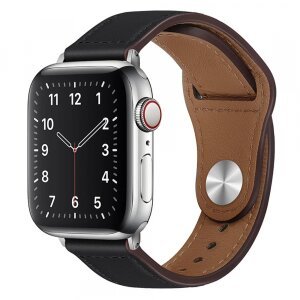 Curea Techsuit W033 pentru Apple Watch 42mm / 41mm / 40mm / 38mm Series, Neagra