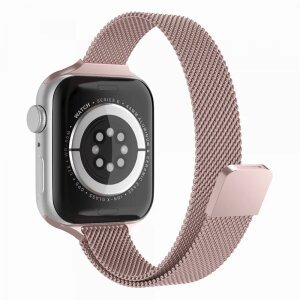 Curea Techsuit W034 pentru Apple Watch 42mm / 41mm / 40mm / 38mm Series, Roz
