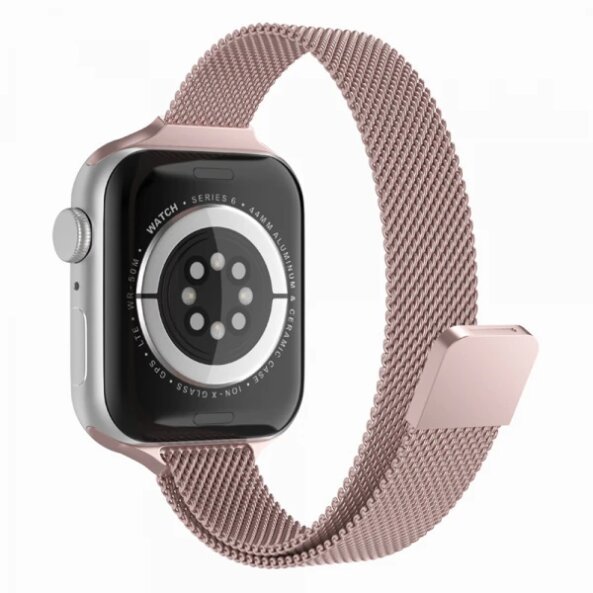 Curea Techsuit W034 pentru Apple Watch 42mm / 41mm / 40mm / 38mm Series, Roz