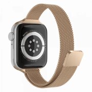 Curea Techsuit W034 pentru Apple Watch 49mm / 46mm / 45mm / 44mm / 42mm Series, Aurie