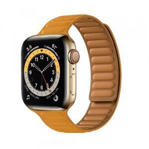Curea Techsuit W035 pentru Apple Watch 42mm / 41mm / 40mm / 38mm Series, Portocalie