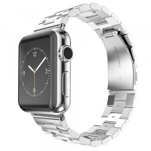 Curea Techsuit W036 pentru Apple Watch 42mm / 41mm / 40mm / 38mm Series, Argintie