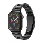 Curea Techsuit W036 pentru Apple Watch 42mm / 41mm / 40mm / 38mm Series, Neagra
