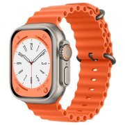 Curea Techsuit W038 pentru Apple Watch 42mm / 41mm / 40mm / 38mm Series, Portocalie
